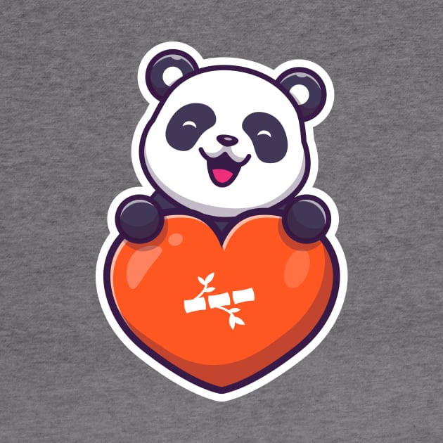 Cute panda love by Catalyst Labs